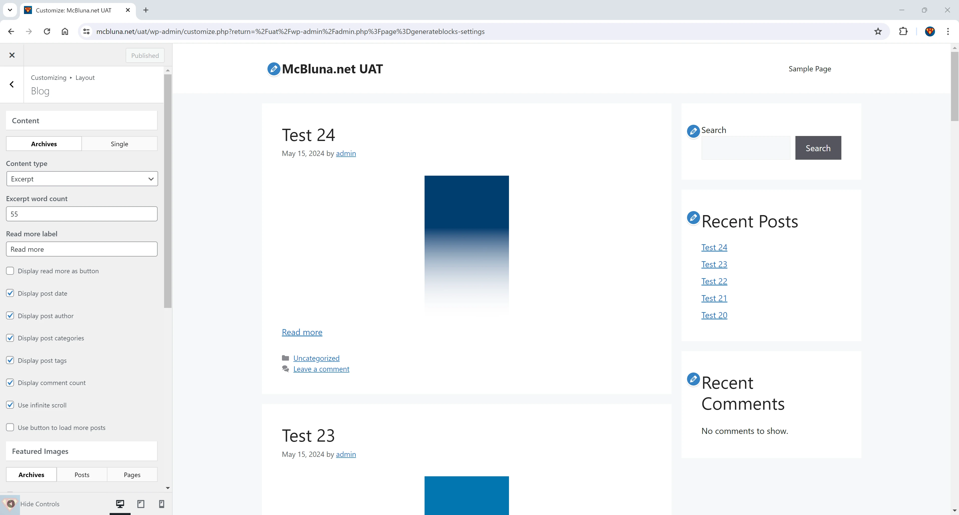 Customizing Layout