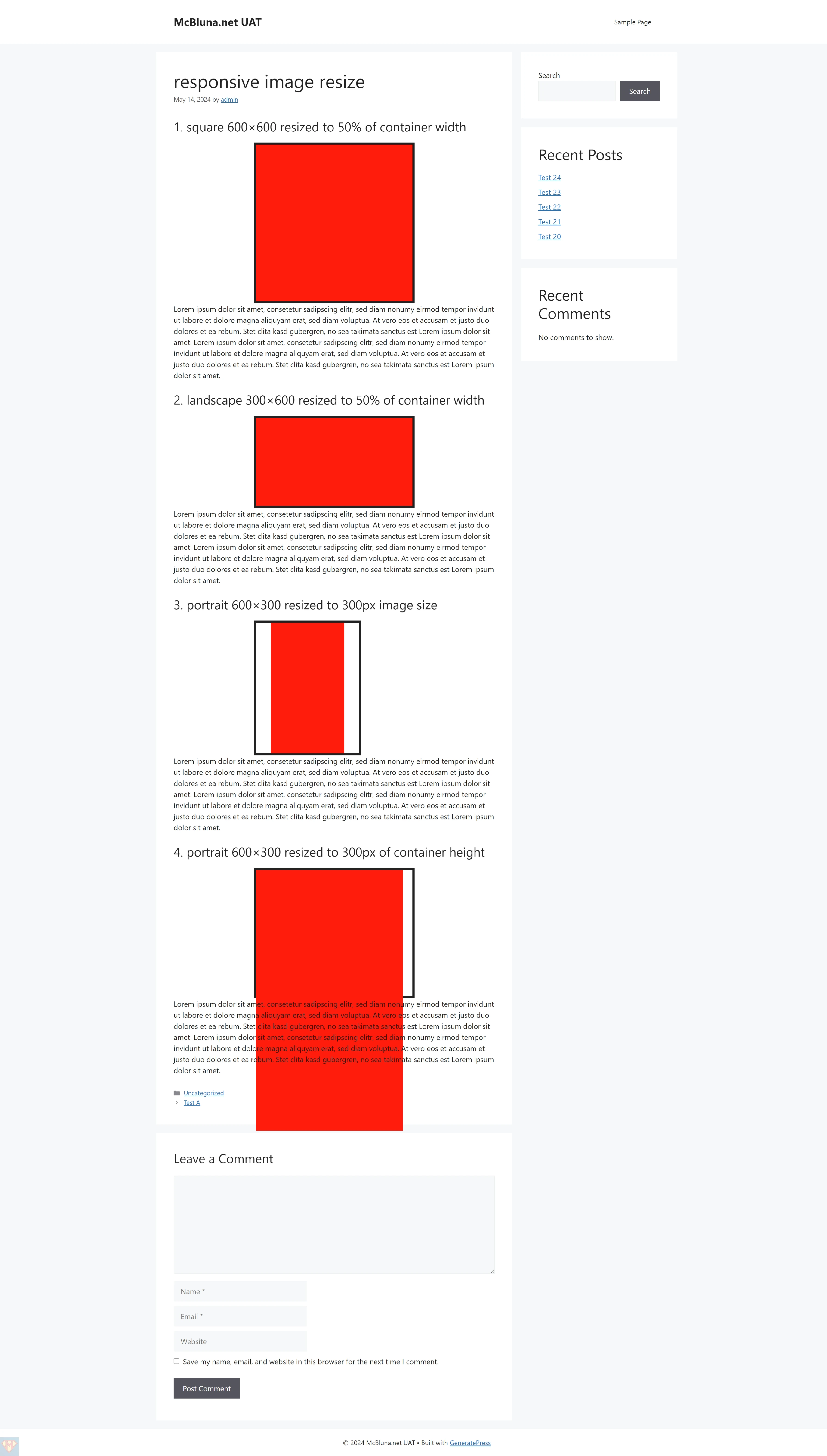 responsive image resize